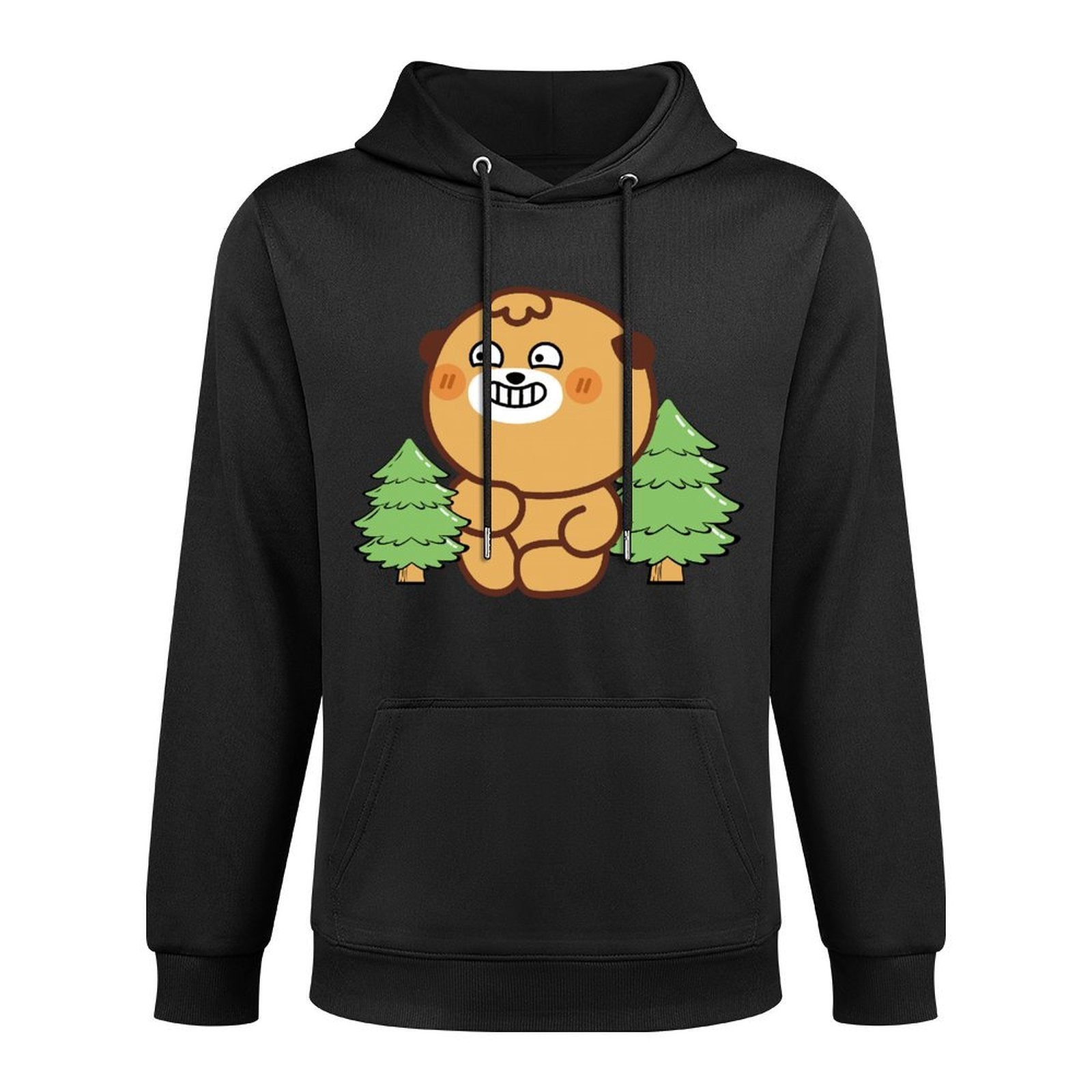 Printing Slim Fit Front Graphic Hoodies